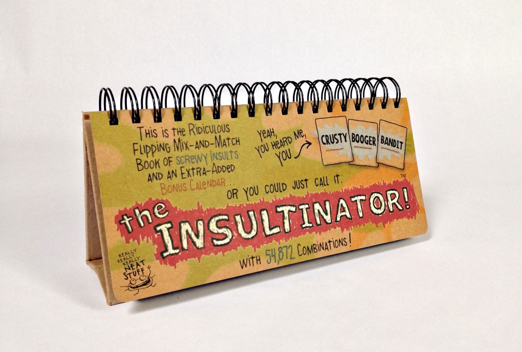 the insultinator, new, kickstarter, fun, insult, calendar,